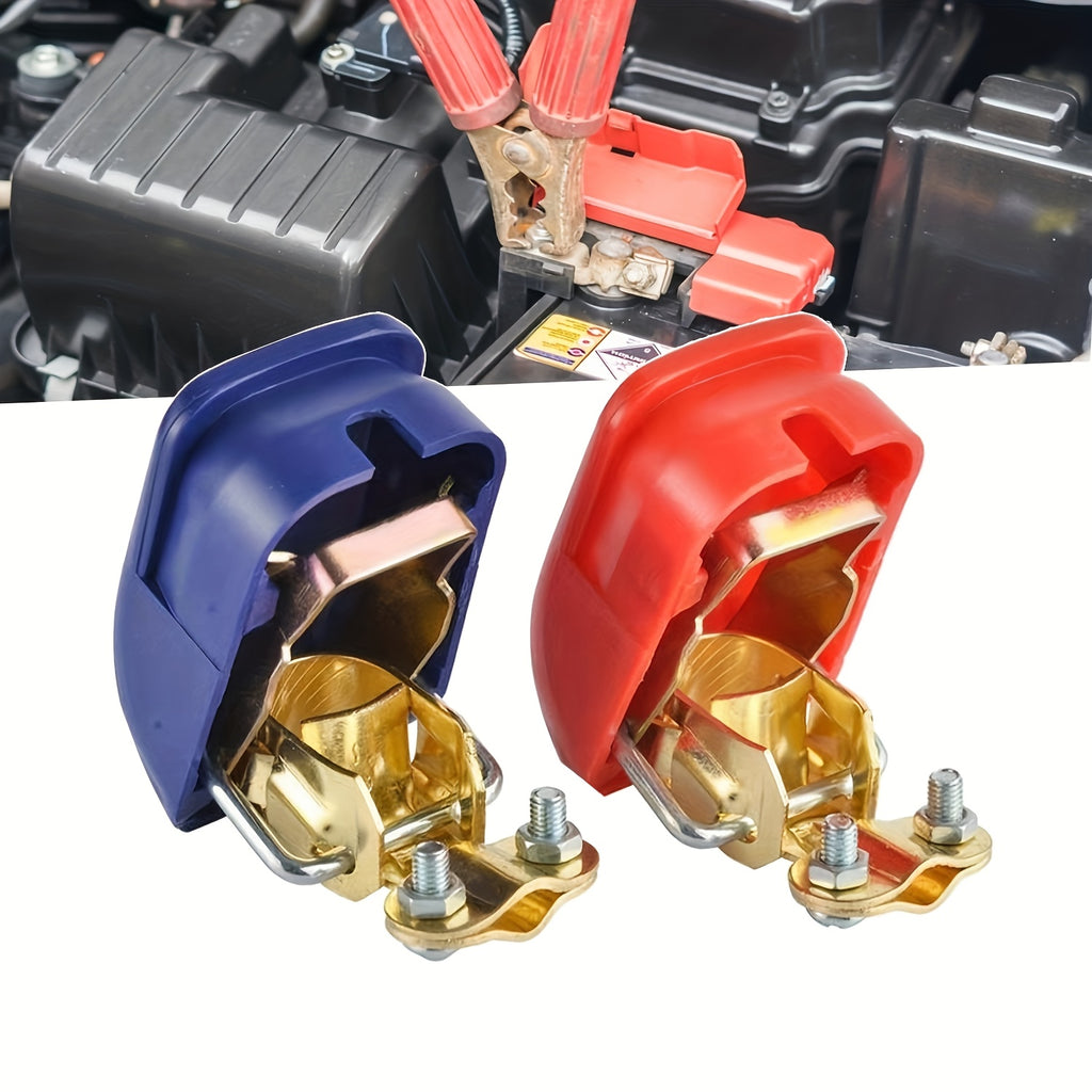 Quick Release Battery Terminal, Battery Clamp, Battery Post with Protective Cover