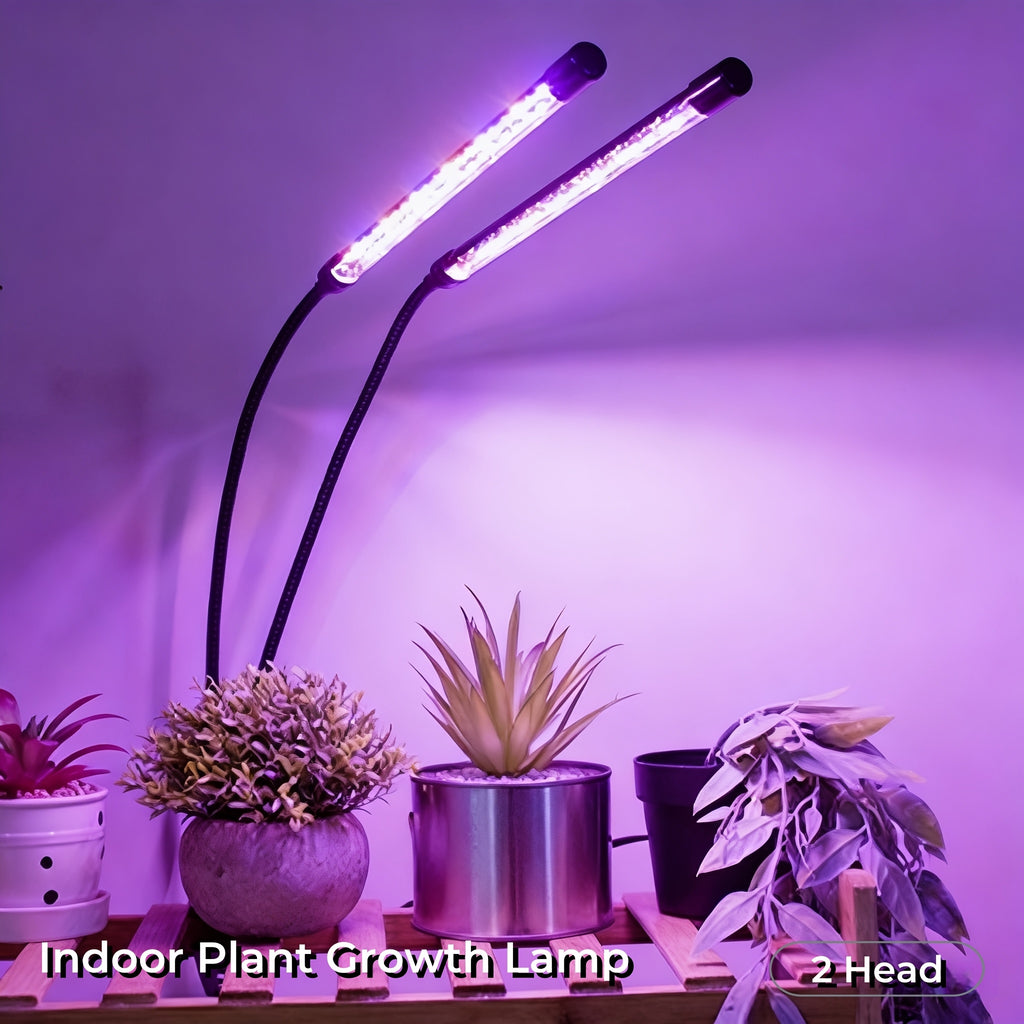2灯管，植物补光灯，室内植物光照灯，LED全光谱。