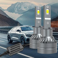 2PCS LED Car Headlights, Compatible with H11/H4/H1/H7, 9005/9006/9012 - 28500LM, Cool White Light, Plug-and-Play System, Built-in & External Driver, No Battery Needed.