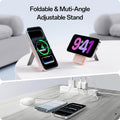 iWALK Qi2 Certified 15W Magnetic Wireless Power Bank, 10000mAh Portable Charger with Adjustable Stand LED Display, Fast Charging for iPhone 16 15 14 13 12 Pro Pro Max Plus Mini