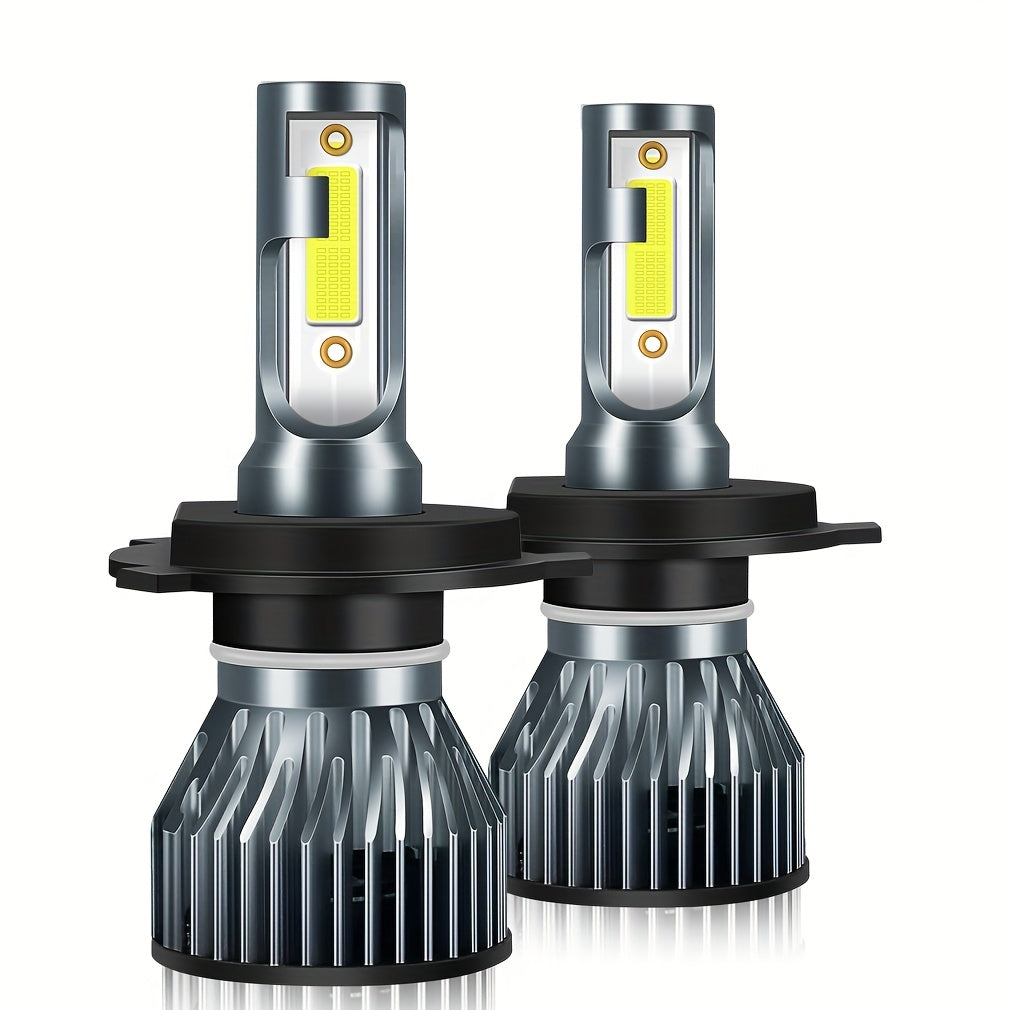 2-Pack H7 LED Car Light H1 H4 H7 H8/H9/H11 Super Bright Car LED Headlight High/Low Beam LED Front Light Fog Light 12V