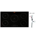 VEVOR Induction Cooktop, 5 Burners, 36-Inch Induction Stove, Built-In Magnetic Cooktop 9200W, 9-Level Multi-Function Burner, LED Touch Screen with Child Lock & Over-Temperature Protection