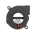 DC 12V 24V 50X50X15Mm Curved Blade Radiator Fan, 2Pin Radial 5015 Turbo Cooling Fan, 1.97 Inch 50Mm Cooler for 3D Printer Heat Dissipation