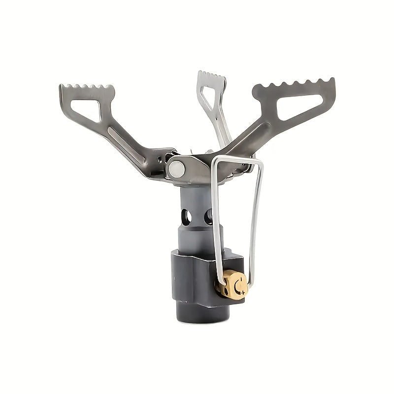 Ultra-Light Titanium Alloy Micro Portable Picnic Camping Gas Stove, Ideal for Outdoor Patio BBQ, 25g Ultra-Light Burner
