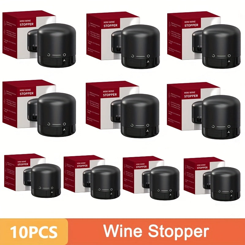 10/2/1 Pack New Vacuum Wine Stopper - Reusable Champagne Stopper, Red Wine Airtight Lid Set, Leak-Proof Freshness Keeper, Wine Preservation Tool