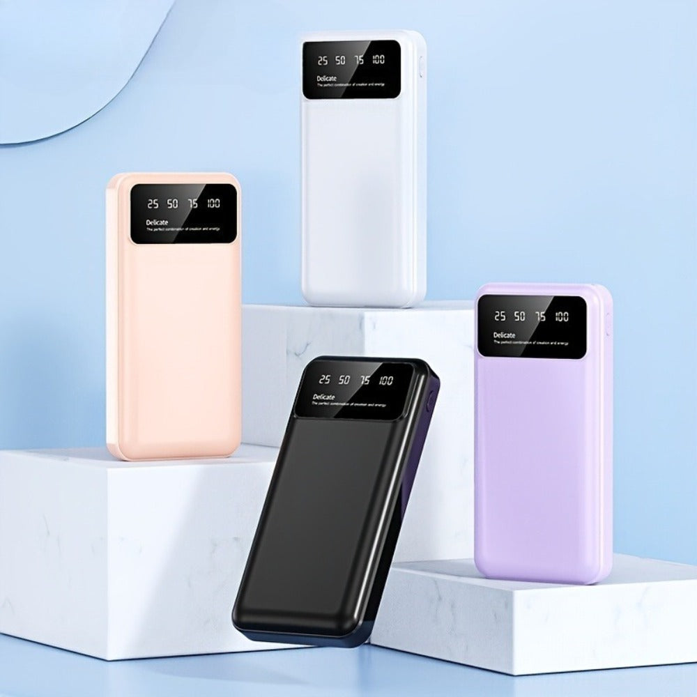 65000mAh High-capacity Portable Power Bank, Portable USB Charger, for iphone17/ 16/ 15/ 14/ 13/ 12/ 11/ XS, Portable Charger with LED Power Display Outdoor Travel Emergency Backup Power Bank, Best Gift for Halloween And Christmas