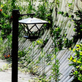 1 Piece 1.5M New Solar Square Four-Corner Light, Filament Bulb Inside, Bright and Shining, Dual-Use Solar Bulb LED Garden Light, Plastic Semi-Flush Mount Street Light, Polished Surface, Suitable for Ground Stake + Pendant Light, Perfect for Courtyard