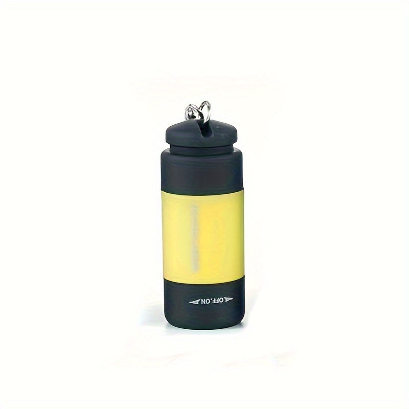 USB rechargeable portable flashlight keychain mini powerful light, camping ultra-bright lamp, outdoor equipment, IP44 protection rating