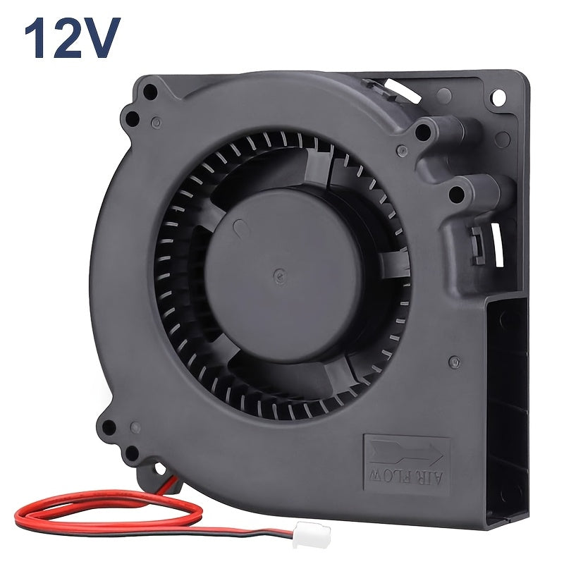 1pc 120mm x 32mm Blower Fan, 2-Pin Cooling Fan for PC, Small Appliances & Electronic Equipment