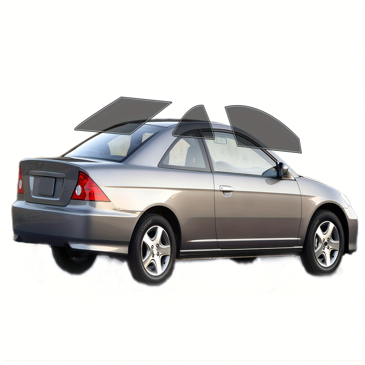 Pre-Cut Window Tint Film for 2001-2005 Honda Civic Coupe