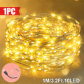 Majisu 1 件 USB LED 灯串，100/50/30/10 LED 灯珠 - 适用于婚礼、派对、生日和圣诞节装饰，营造室内氛围的梦幻彩灯