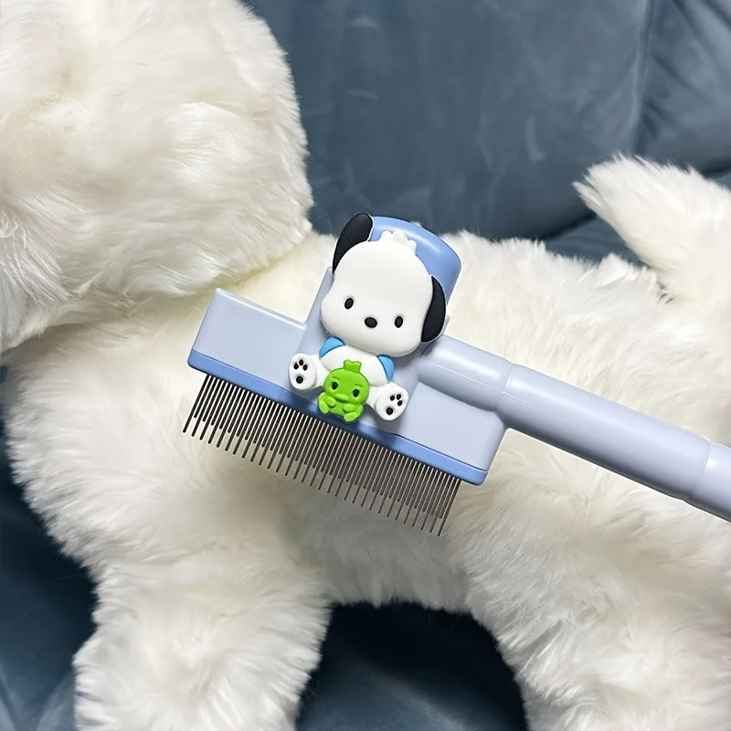 三丽鸥 Hello Kitty Melody 推出全新款单支装猫梳，专为按摩、驱蚤、自清洁而设计，能够有效管理狗狗的掉毛和纠缠，成为宠物主人们的完美礼物