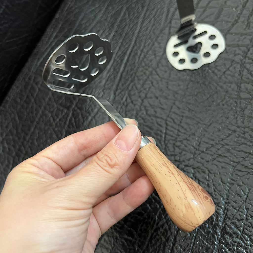1 Piece Standable Potato Masher – Stainless Steel Masher, Press & Crush Tool, Baby Food Maker Tool, Kitchen Tool