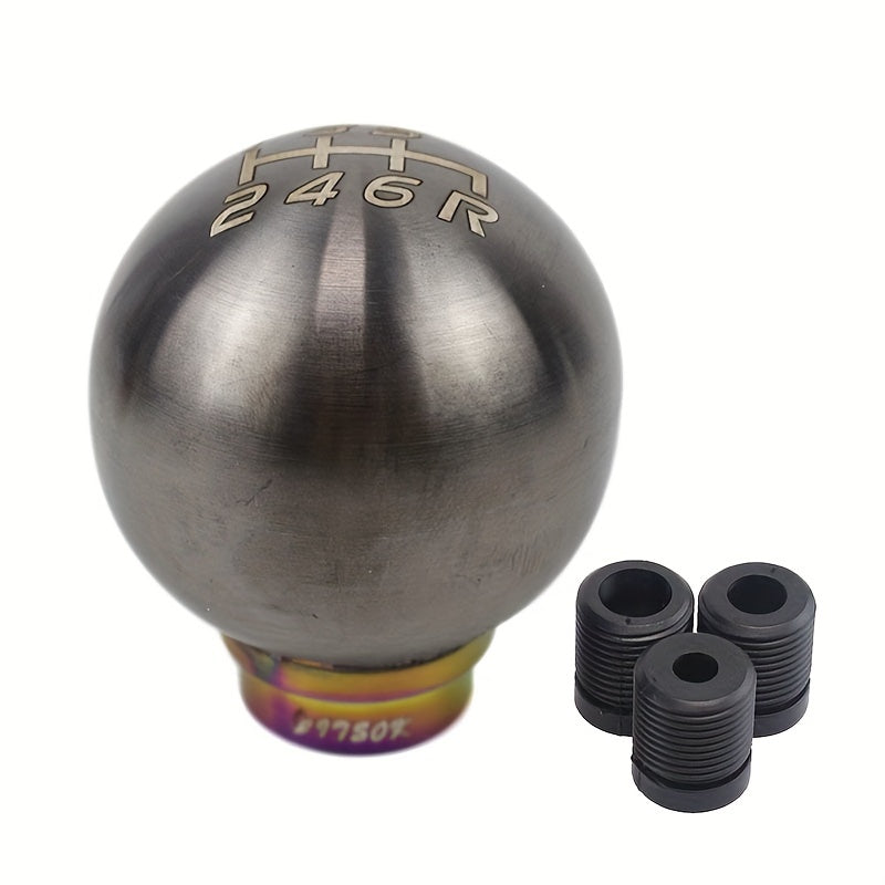 Universal Shift Knob, 5/6 Speed Design, Stainless Steel Material, Ideal Choice for Racing and JDM Enthusiasts, High Quality Knob