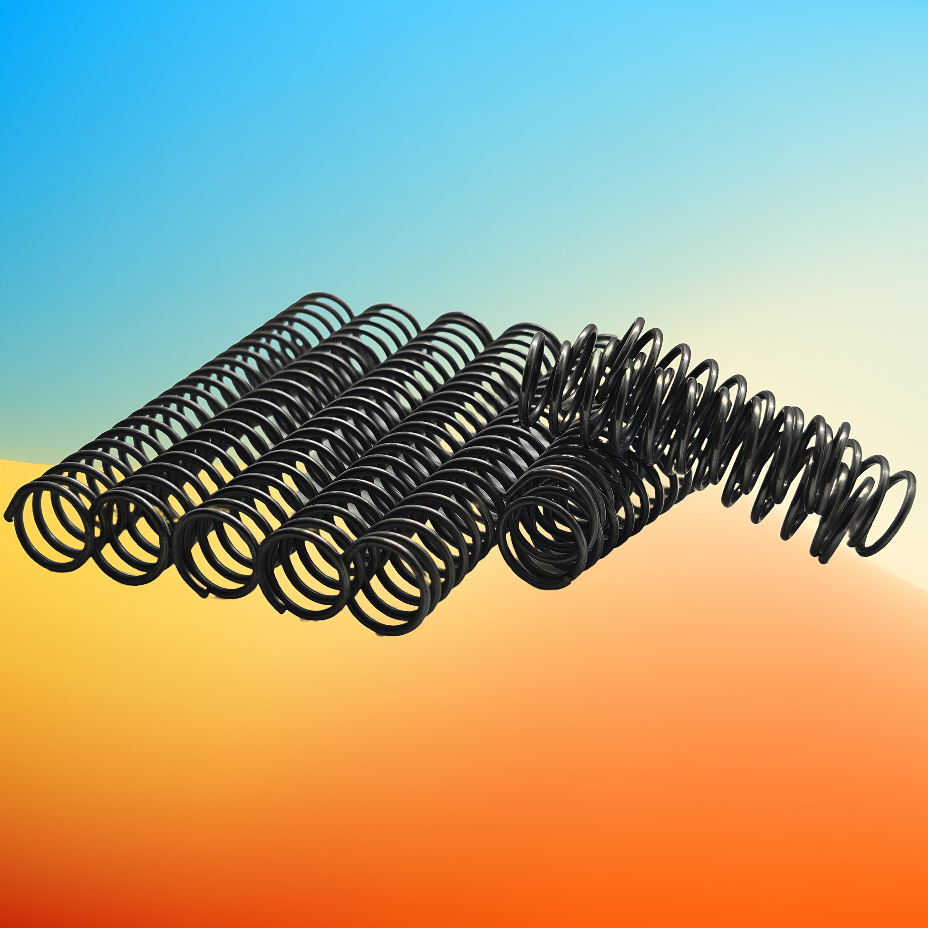 5PCS, Rust-Proof Compression Springs – 1mm Wire Diameter, 23mm Outer Diameter, 100mm Length; Made of Spring Steel Material, Suitable for Household Daily Repairs, Automotive Repair, Industrial Use, Toy Machinery Installation