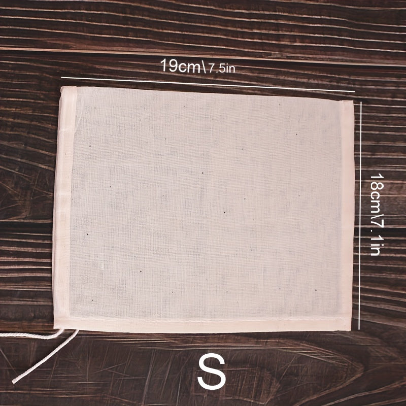 Reusable Cheesecloth & Filter Bag, Heavy-duty Nylon Kitchen Strainer with Opening, Perfect for Cheese, Nut Milk, Coffee, Tea, Yogurt, Cold Brew, Easy Clean, Dishwasher Safe