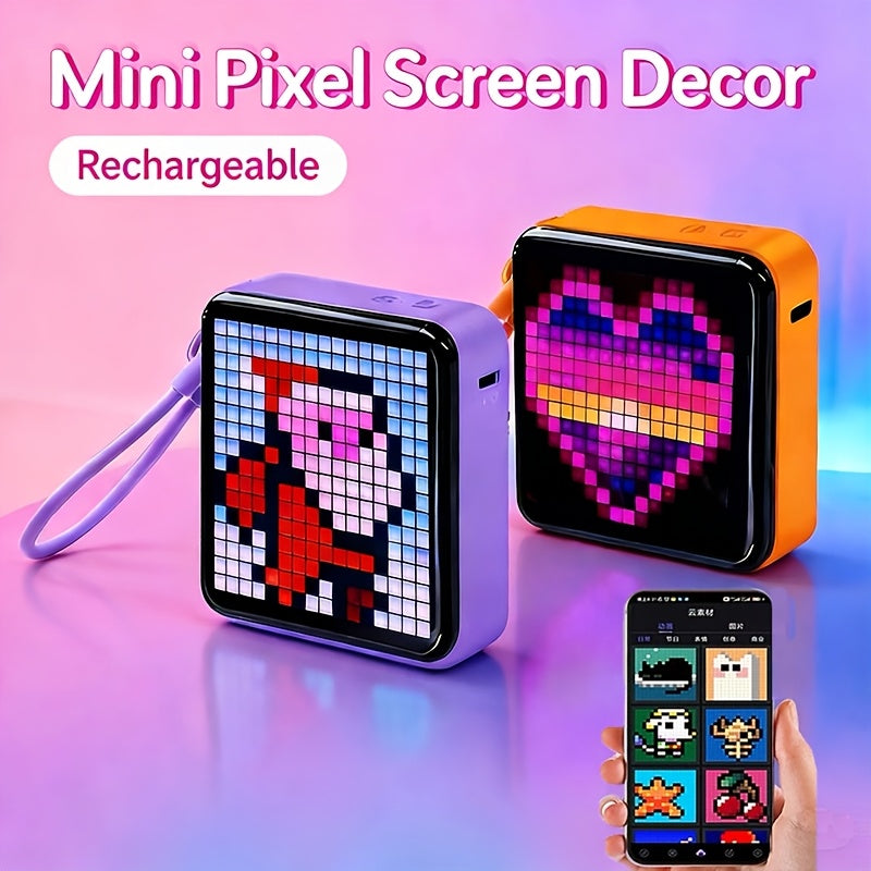 LED Mini Pixel Screen Portable Power Bank