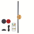 USB Type-C Rechargeable Wall Light, Removable Tube, 4400mAH, Gold, Remote Control Dimmable & Adjustable Color Temperature, Magnetic Installation, Suitable for TV Side, Sofa Background, Living Room, Hallway, Bedroom Bedside