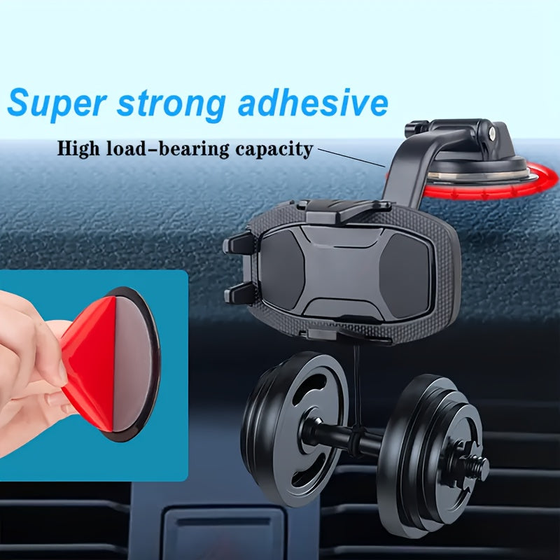 1-Pack / 3-Pack / 8-Pack Dashboard Adhesive Mount - Round Sticky Suction Cup Base Adapter Plate for Dashcam, Tomtom GPS, Smartphone Console, Car Phone Holder, GPS Suction Cup Mount Accessory, for Self-Adhesive Suction Cups