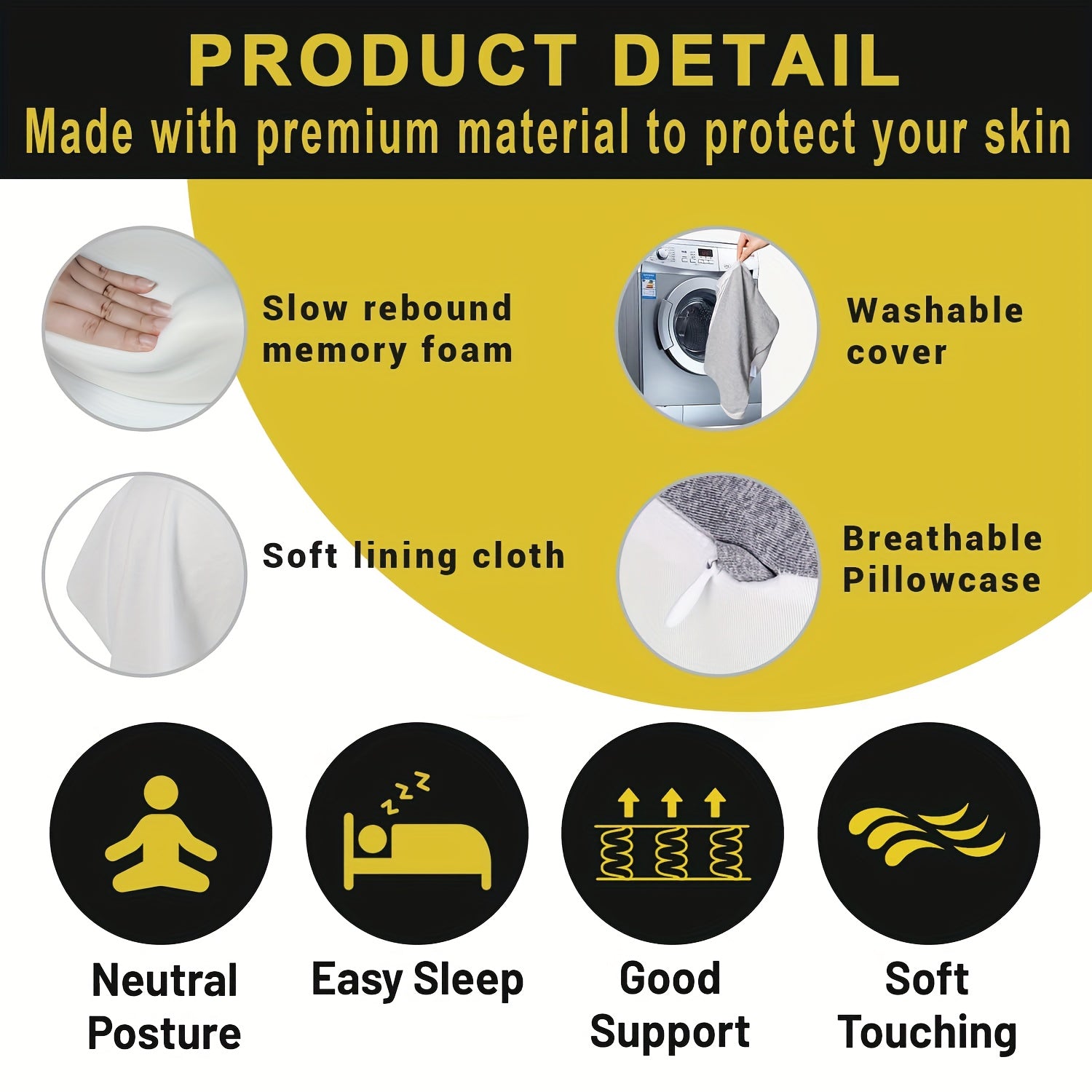 侧睡者记忆棉护膝 – 加长14英寸腿部垫，放置于双腿之间，保持膝盖分离，实现正确的对齐，可水洗透气冷感罩，大灰色 – 非常适合孕期舒适