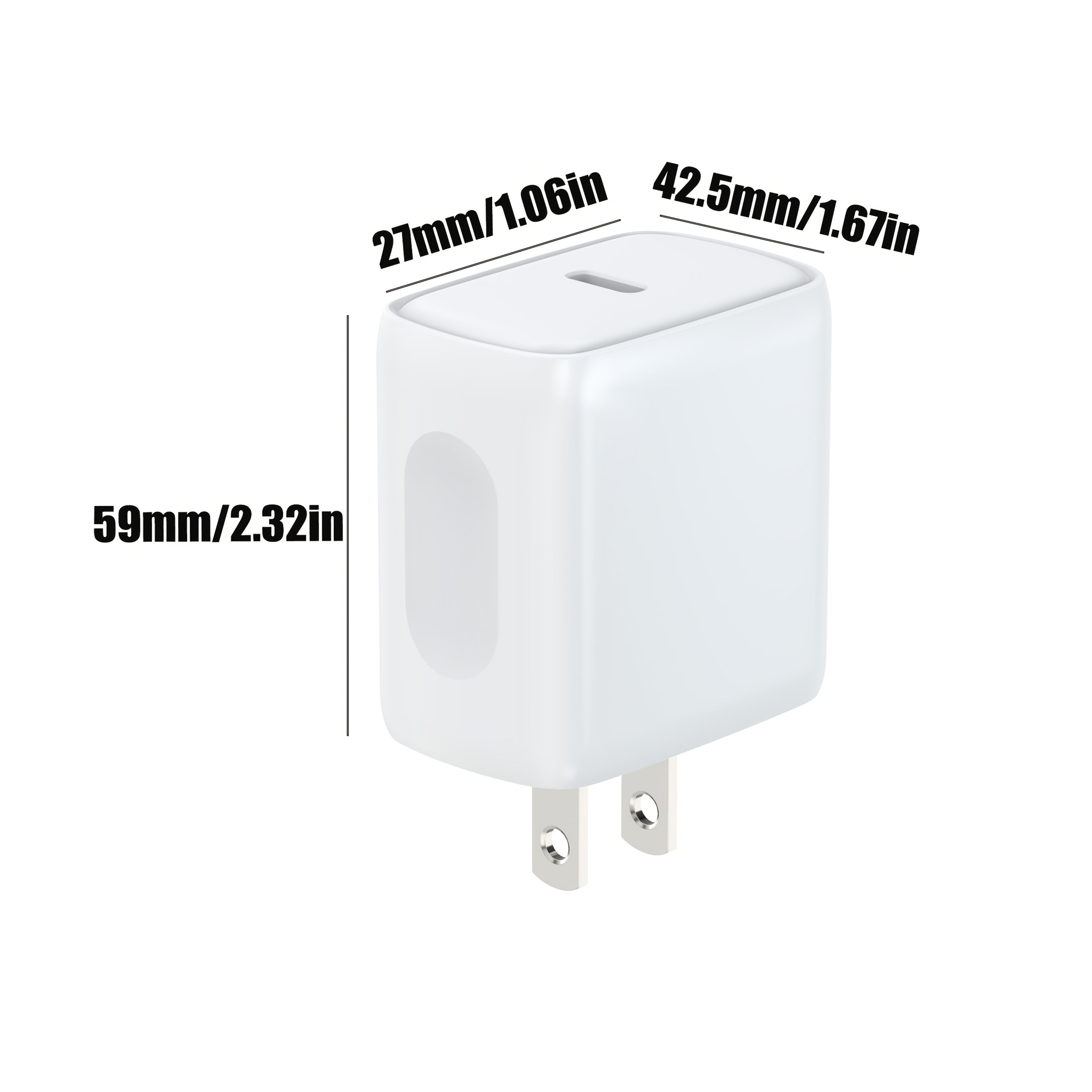 20W PD Fast Charger 4-Pack & 6-Pack Available, USB C Wall Charger with 6ft Cord for iPhone 16/15 Series, iPad, Samsung S25 Ultra, Tablets & More