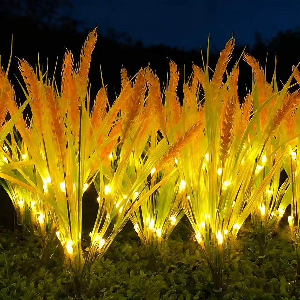 Solar Glowing Wheat Ear Light, Perfect for Field, Garden, Camping Decorative Ambient Light, Gift Giving