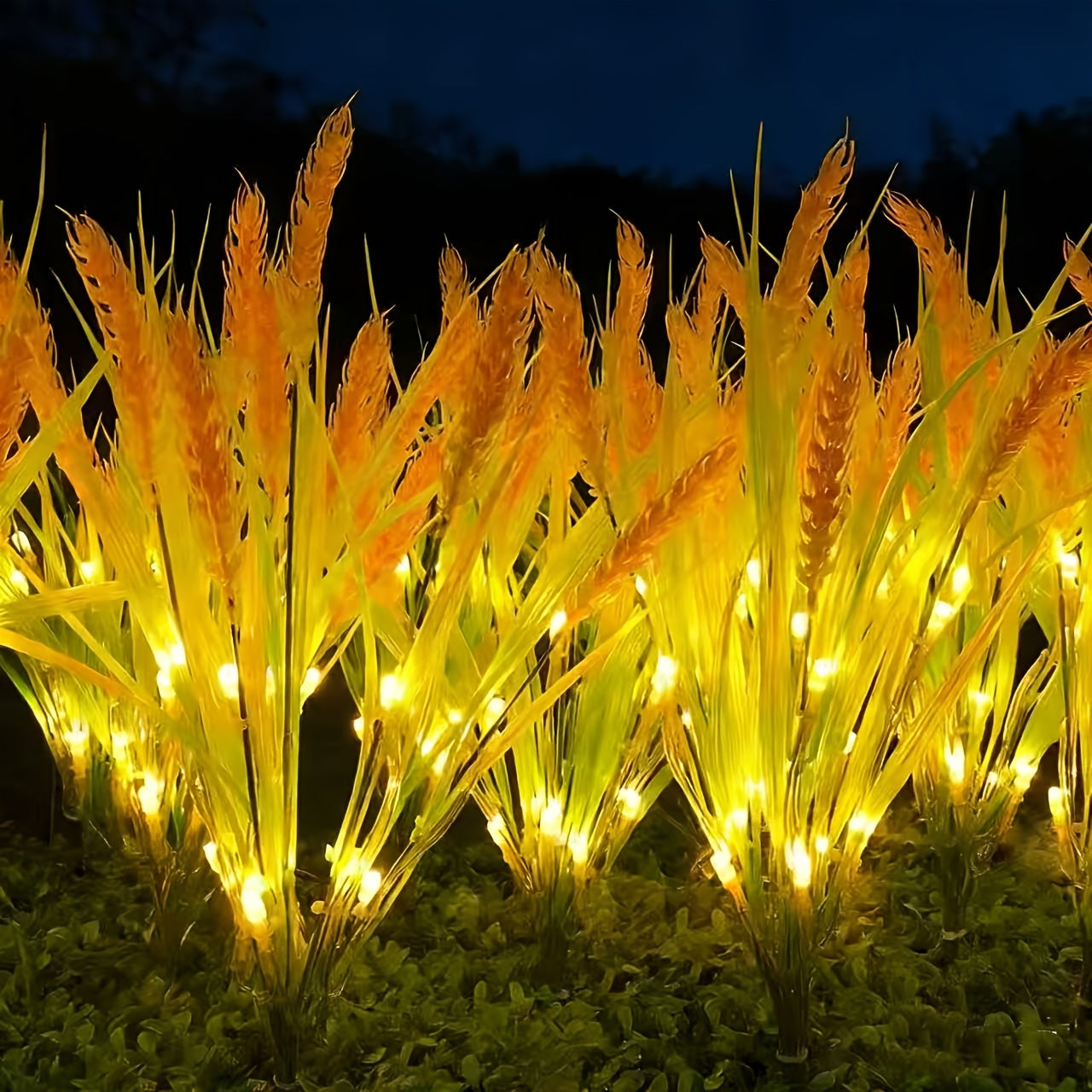 Solar Glowing Wheat Ear Light, Perfect for Field, Garden, Camping Decorative Ambient Light, Gift Giving