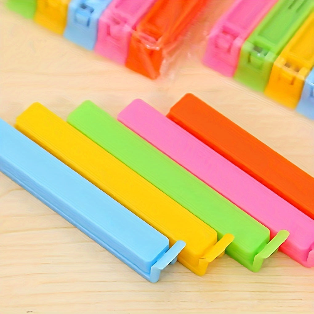 12/24 Plastic Food Bag Clips – Reusable Sealing Clips, Moisture-Proof & Dust-Proof Freshness Keeper, Kitchen Storage Box & Organization Accessories
