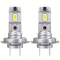 2Pcs H7 LED Car Headlight Bulbs Canbus Bulb LED Car Bulb High/Low Beam Super Bright White 6500K 9V-24V