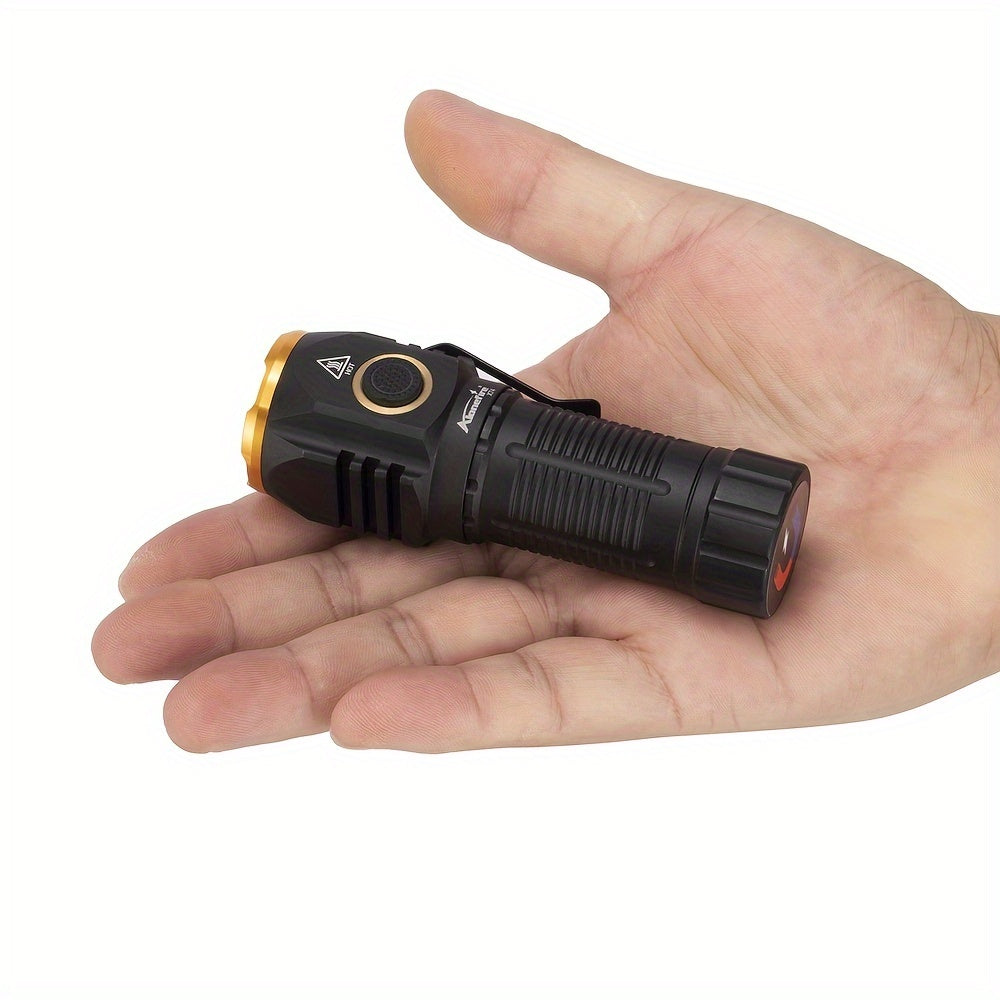 4X LED Flashlight is Compact & Powerful, with Type-C USB Rechargeable Design, Portable Clip & Magnetic Base. Perfect for Nighttime Illumination, Whether for Outdoor Adventures or Home Repairs.