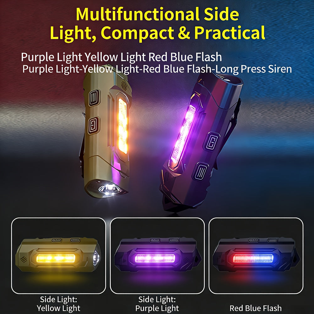 Multifunctional Rechargeable Flashlight, High Brightness & Telescopic Zoom, Ultra Long Battery Life Outdoor Flashlight, Work Light & Repair Light, Suitable for Home, Camping, Maintenance and Emergency