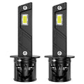 S&D 2Pcs 100W H1 LED Headlight Bulbs 30000LM Super Bright, No Battery H1 Fog Light 6500K White H1 LED Car Headlight Turbo Light High/Low Beam Bulb Car Headlight Easy Installation Plug-and-Play Turbo Fan Fits 99% of Cars with Canbus
