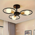 1 Vintage Industrial Ceiling Light - 3 Pendants, Removable Metal Cage Pendant Design, Suitable for Dining Room, Cafe, Hotel - Retro Pendant Light for Home for Hallway, Kitchen, Bedroom, Living Room, Stairs - Includes Mounting Hardware