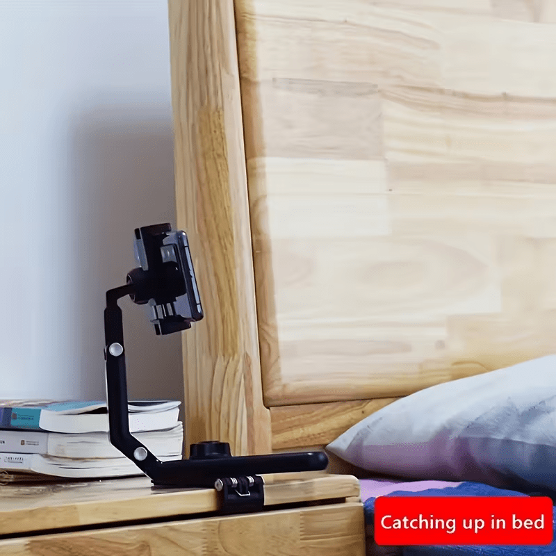Car Phone Mount with 1080° Rotating Sun Visor Clip, ABS Material, Suitable for Various Environments: Bedroom, Kitchen & Car