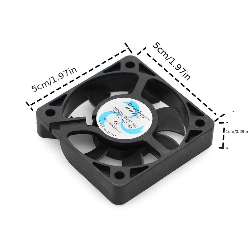 5010 Industrial Fan, suitable for ventilation, heat dissipation, air blowing, mist blowing and other scenarios of various electronic and electrical equipment.