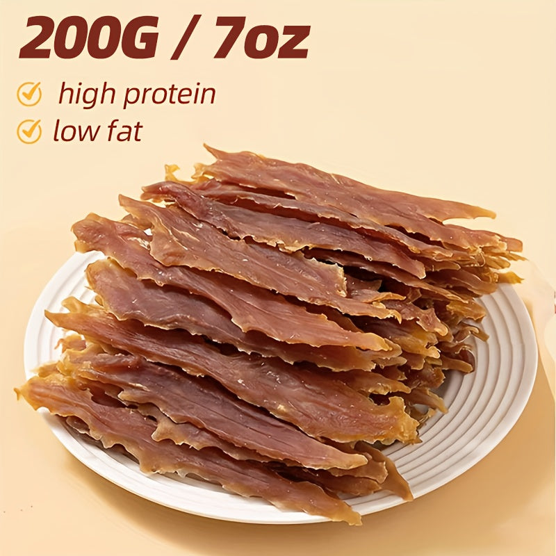 Mora Pets 狗狗適用 200/400g 軟質咀嚼鴨肉香腸 | 新鮮肉、高蛋白、適合小型、中型和大型犬的完美正向獎勵訓練零食