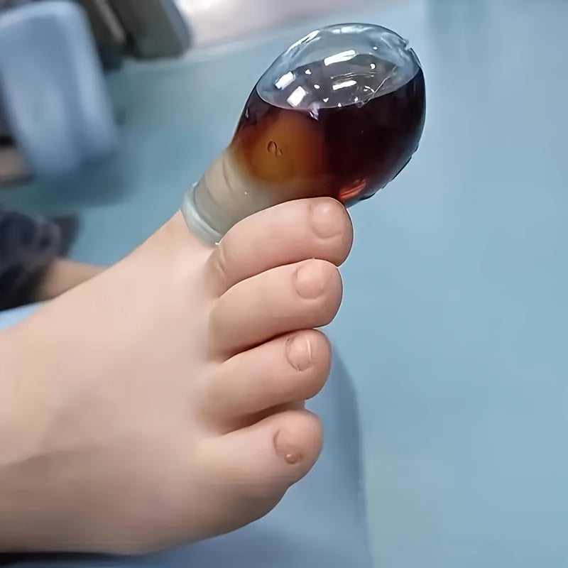 4个装柔软脚趾和手指保护套，专为紧密覆盖和隔离设计，非常适合治疗伤口、真菌感染、指甲床炎，适合在沐浴时使用，适合运动和日常活动