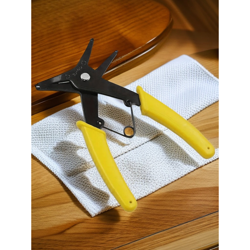 Multi-Function Circlip Pliers, Retaining Ring Pliers, Angle Pliers for Car and Engine Repair, 2-in-1 Dual Purpose Circlip Pliers, Internal & External Circlip Pliers, Spring Removal Circlip Pliers, Internal & External Dual-Use Repair Tool Wrench