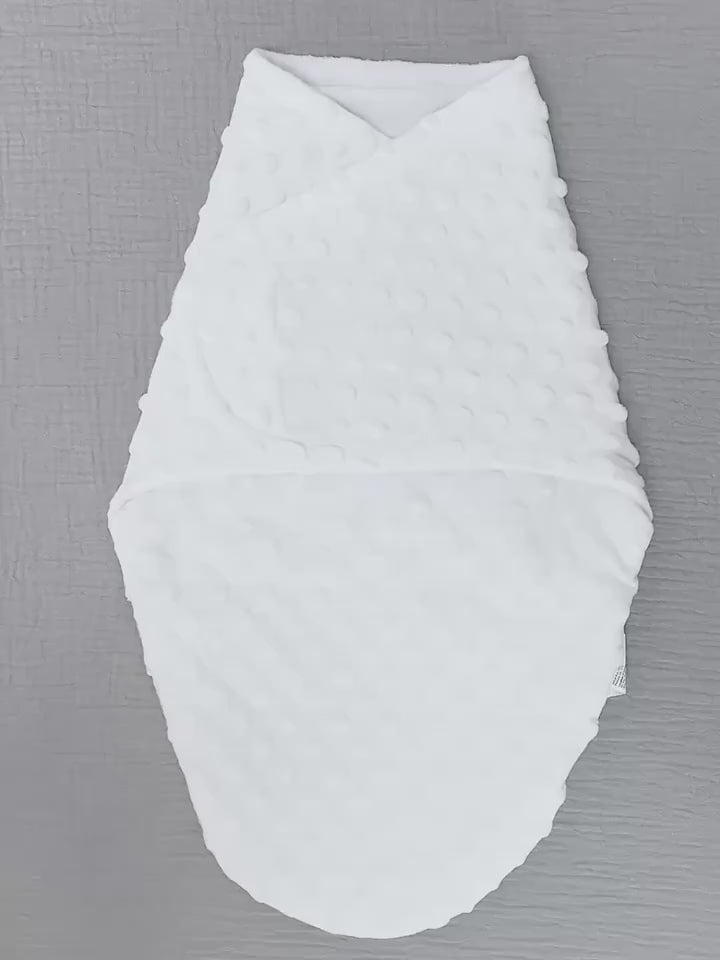 1件婴儿襁褓毯 - 0-12个月柔软包裹，舒适可机洗，可爱卡通图案，男女童派对礼物