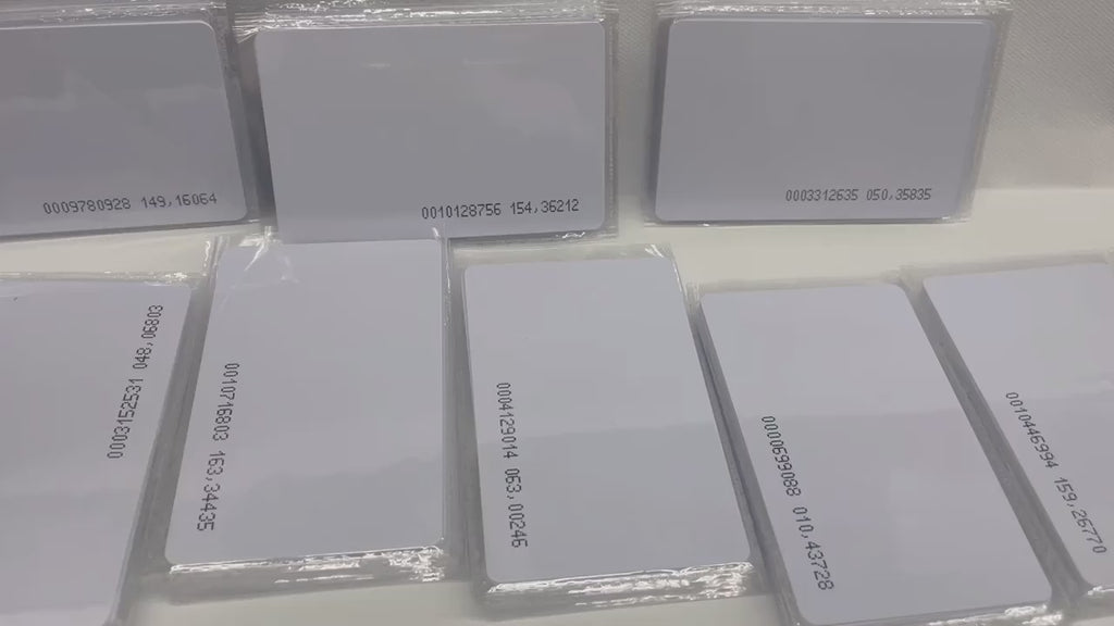 125千赫兹射频识别感应卡，0.8毫米门禁考勤系统专用ID卡，非接触式读取125kHz EM4100射频识别感应智能门禁卡