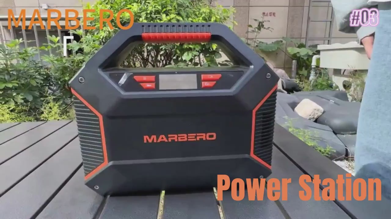 行動式電源站 296Wh&60W太陽能板/155Wh&30W太陽能板/296Wh/155Wh，露營太陽能發電機鋰電池組，帶110V 2*AC QC3.0 USB埠的LED手電筒，適用於家庭露營房車膝上型電腦應急電源備用聖誕禮物